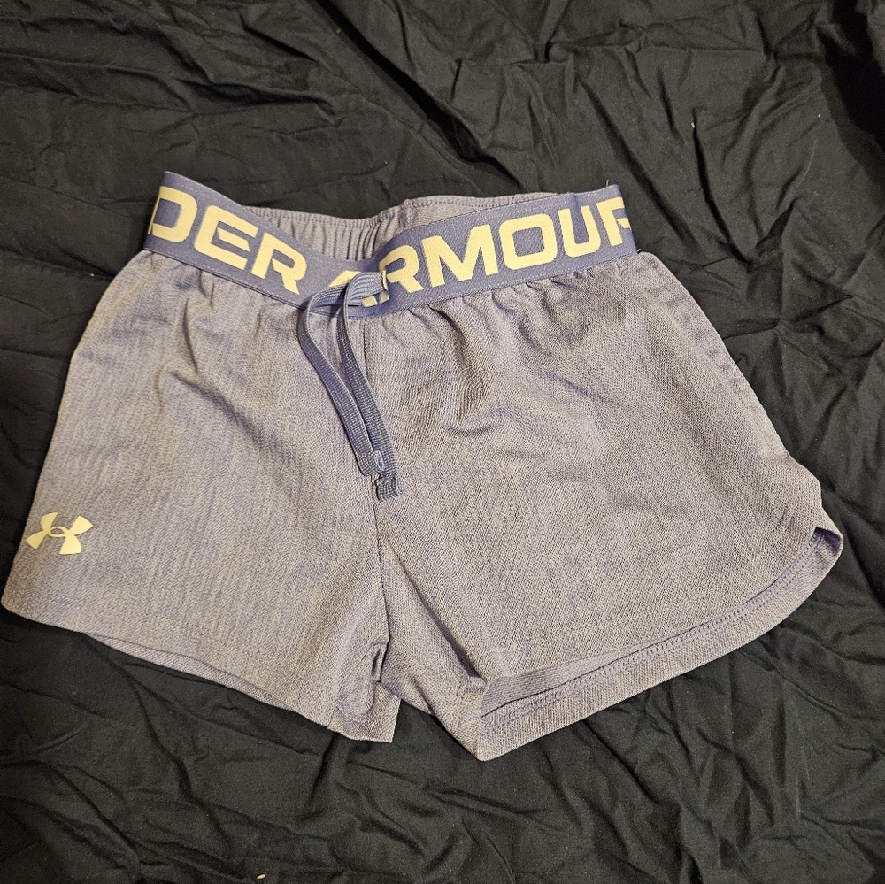 Under Armour Light Purple Athletic Shorts Girls Youth Sz Sm
